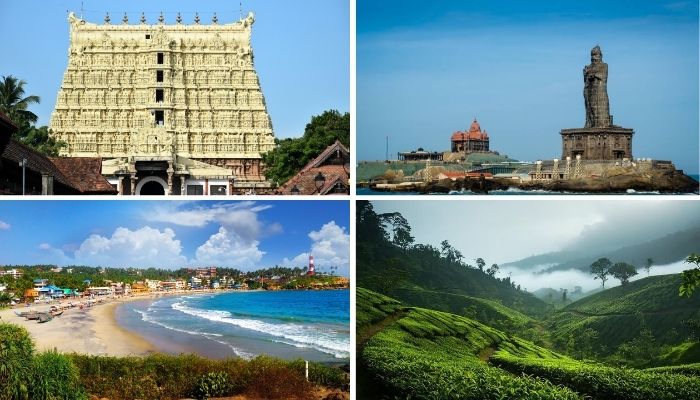 Kerala Tour with Kanyakumari